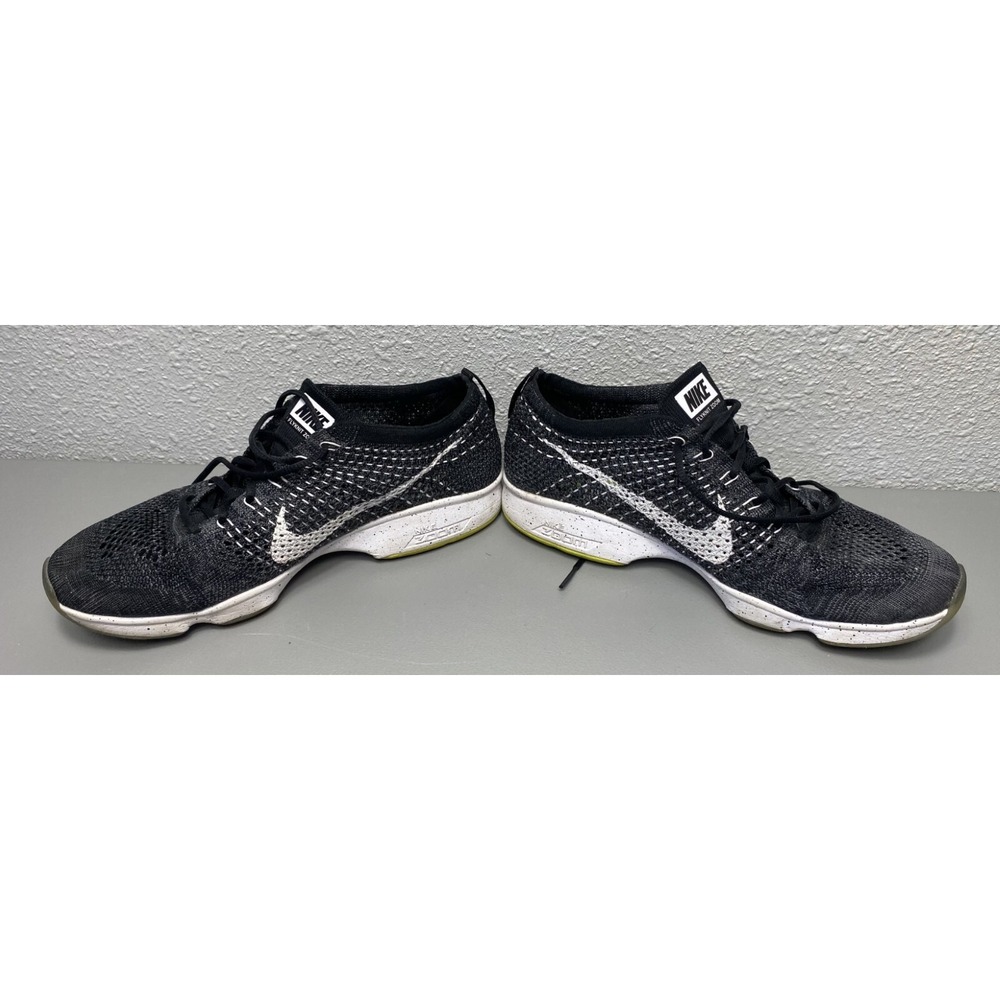 Nike Flyknit Zoom Agility Womens Running Shoes Sneaker Size 9.5 Black 698616-001 - Picture 9 of 13